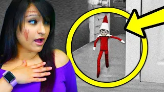 6 YouTubers Who CAUGHT Elf On The Shelf MOVING ON CAMERA! (Aphmau, Preston, Unspeakable)