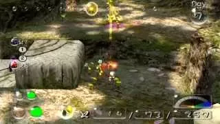 Pikmin 2 - 100% Walkthrough Day 7 Part 1 RE-TREADING WATER