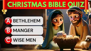20 CHRISTMAS Bible QUIZ Questions 🎄 The Birth of Jesus 🌟