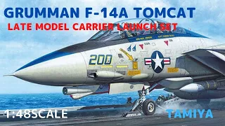 New！グラマン F-14A トムキャット(後期型) 発艦セット 1/48scale タミヤ 傑作機シリーズ No.122プラモデル(2021.11.20到着)