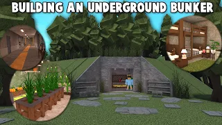 building a BLOXBURG HIDDEN UNDERGROUND BUNKER BEFORE IT BECOMES FREE