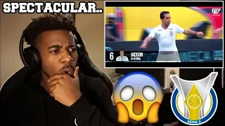 TOP 10 BEAUTIFUL GOALS IN THE BRAZILIAN LEAGUE 2018 | Reaction