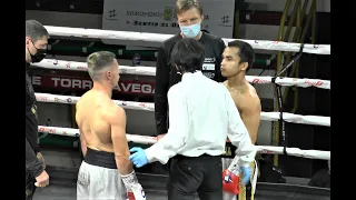 Bernard Angelo Torres vs Costin Ion. Combate Profesional. Torrelavega.