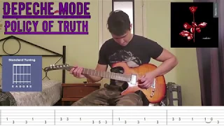 Depeche Mode Policy Of Truth Guitar Lesson and Tab