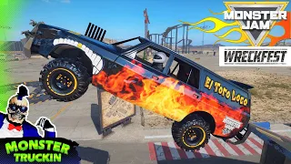 Monster Jam INSANE Crashes, Freestyle and High Speed Jumps #2 | Wreckfest