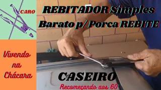 Como colocar  PORCA REBITE FÁCIL sem alicate rebitador - Recomeçando aos 60 -