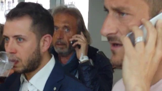 TENNIS WITH STARS Totti nell'area VIP del "Centrale"