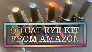 9D CAT EYE GEL POLISH KIT FROM AMAZON. SWATCHES AND REVIEW.