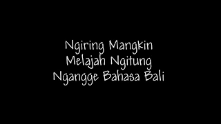 Belajar Menghitung 1-10 Menggunakan Bahasa Bali (Part 1)