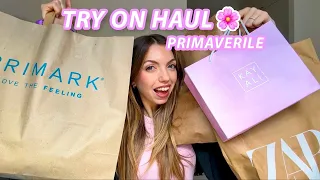 TRY ON HAUL PRIMAVERILE ma anche un po’ estivo 🎀🌼 PRIMARK, ZARA, PULL&BEAR & more