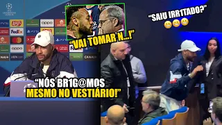 NEYMAR SE IRRITA E DESABAFA SOBRE A TRETA COM DIRETOR NO VESTIÁRIO DO PSG