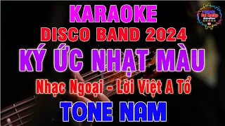Ký Ức Nhạt Màu Remix Karaoke Tone Nam Disco Band Nhạc Sống || Karaoke Đại Nghiệp