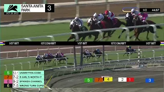 Santa Anita Park Carrera 3 - 28 de Octubre 2022