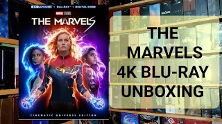 THE MARVELS 4K ULTRA HD BLU-RAY UNBOXING + MENU