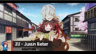 Nightcore | 2U - David Guetta ft. Justin Bieber + 【Lyrics】| ANXC