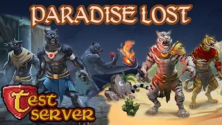 [Tibia] Paradise Lost 🌙🐯 - Summer Update 2023 Test Server