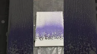 💜WOW! Violet acrylic pour painting swipe! 💜 #shorts #pourpainting #abstractart #acrylicpainting