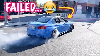 BMW M3 F80 LOST CONTROL TRYING TO SHOW OFF, DID A DONUT INSTEAD!
