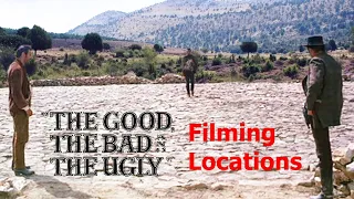 The Good, the Bad and the Ugly ( FILMING LOCATION VIDEO ) Leone Eastwood Ennio Morricone theme song