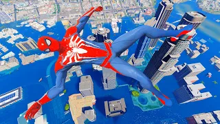 GTA 5 Epic Water Ragdolls Spiderman Jump/Fails (Euphoria Physics) #4