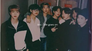 bts - life goes on (slowed down) with rain