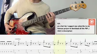 Teddy Swims - Lose Control BASS COVER + PLAY ALONG TAB + SCORE PDF