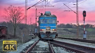 Rail traffic in Serbia - Kovačevac 2016. - Železnički saobraćaj u Srbiji [4K]