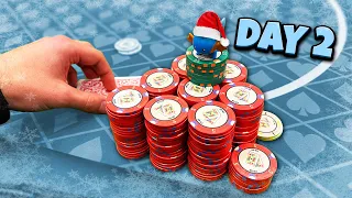 HOT START TO NEW POKER BANKROLL CHALLENGE!! | Wolfmas Day #2