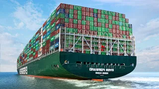 Life Inside the World's Largest Container Ships Ever Created - History of Ships Documentary