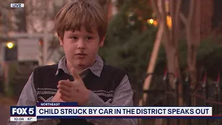 Child injured in DC hit-and-run speaking out, calling for safer roads | FOX 5 DC