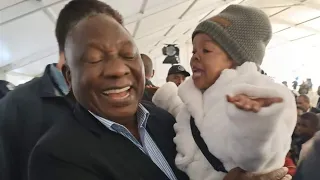 Mzansi couldn't stop laughing Vuyokazi Vovo and President Ramaphosa's conversation.