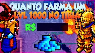 TIBIA - QUANTOS REAIS UM LEVEL 1000 FAZ POR MES