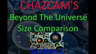 Chazcam's Beyond the Universe Size Comparison: SECTION 1