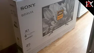 SONY - BRAVIA KD-49XG8396BU 49" X1 Smart 4K Ultra HDR LED TV Quick Unboxing + Setup