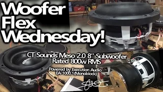 Woofer Flex Wednesday - CT Sounds Meso 2.0 8" CRAZY Slo Mo Subwoofer Excursion