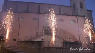 Le Girelle spettacolo pirotecnico Paolelli Sergio in onore della Madonna della Vittoria Scurcola  M.