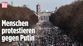 Ukraine-Krieg: Tausende demonstrieren in Berlin für den Frieden