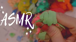 Explosive Clay Cracking ASMR 20 mins! Pastel shades| So Satisfying | Feel the Tingles! NO TALKING