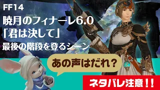 FF14/暁月のフィナーレ メインクエ「君は決して」/最後のあの階段に登場するキャラクターまとめ/ネタバレ注意！