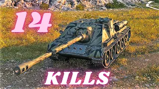 SU-100  14 Kills  World of Tanks Replays