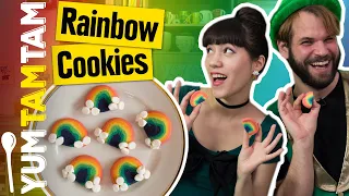 Rainbow Cookies // St. Patrick’s Day Rezept // #yumtamtam