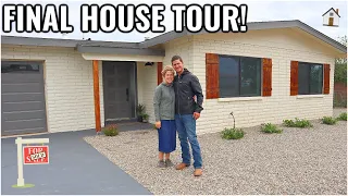 *FINAL* RENOVATION HOUSE TOUR!!🏠 ANSWERING YOUR QUESTIONS | HOUSE TO HOME Little Brick House Ep 20