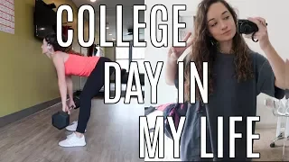 COLLEGE DAY IN MY LIFE: workout with me, haul, grades