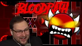 КУПЛИНОВ ПРОШЁЛ Bloodbath в GEOMETRY DASH на 100% (удалённое видео)