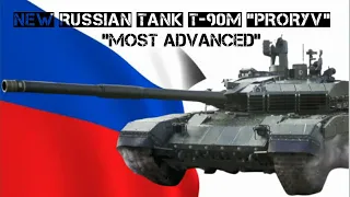 Russia's "Most Advanced" T-90M Main Battle Tank, Equipped with a New Communication System Device.