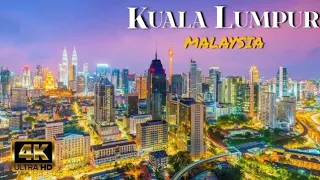 Kuala Lumpur city ,Malaysia 🇲🇾  [4K] video ~by drone @contentFly61