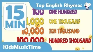 Big Numbers Song and more | + Compilation | KidsMusicTime Nursery Rhymes