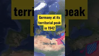 Germany at its territorial peak in 1942-The height of Hitler’s empire was achieved in 1942...