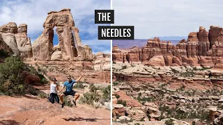 Hiking to Druid Arch and Chesler Park at Canyonlands National Park (Needles District)