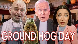 GROUND HOG DAY with Joe Biden - Try Not to Laugh